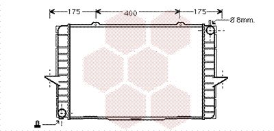 VAN WEZEL Radiators, Motora dzesēšanas sistēma 59002148